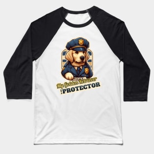 Golden Retriever Police 2 Baseball T-Shirt